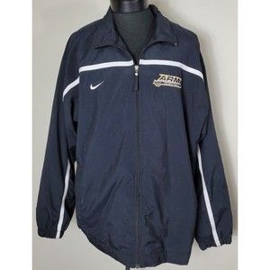 MEN'S NIKE ARMY BASKETBALL PULL OVER  FULL ZIP JACKET SZ XL BLACK KNIGHTS